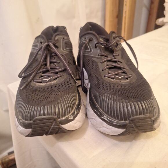 Hoka One Bondi 7 Black White Running Shoes Men's US Size 11 1110519 BWHT - Picture 5 of 8